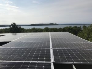 Solar panels traverse city mi