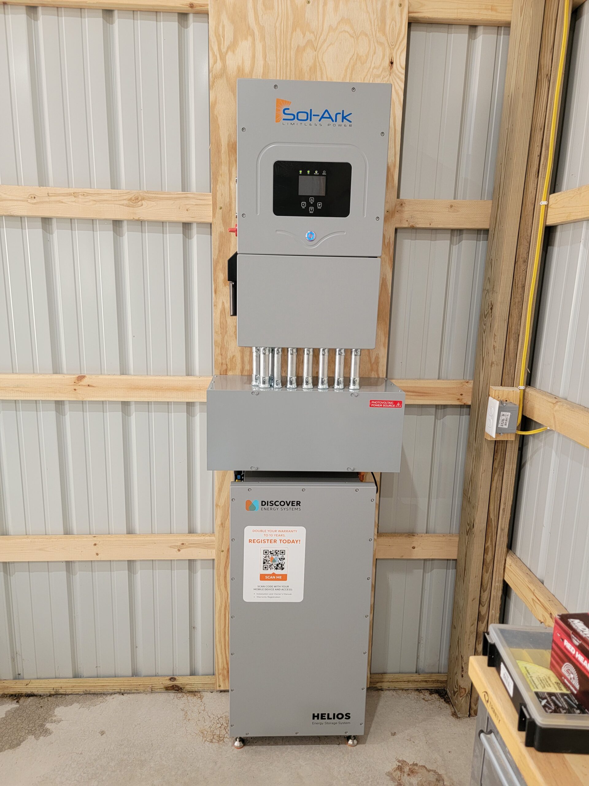 Solar battery backup installation for a residential home in Marquette, MI