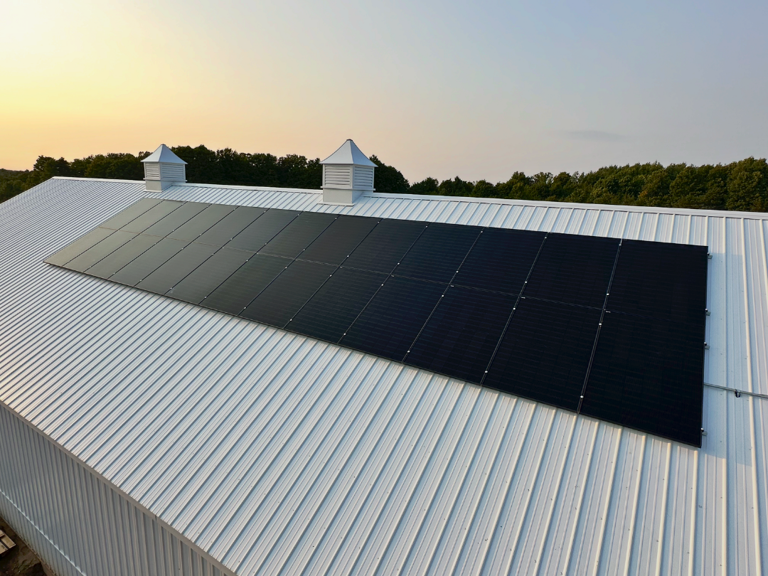 white barn leelanau commercial install